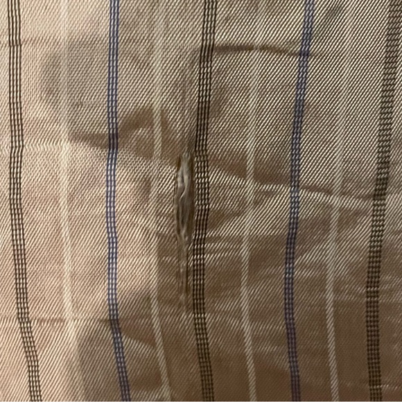 Vintage Button Up Brown Suede Collared Jacket w Flap Pockets - Picture 12 of 16